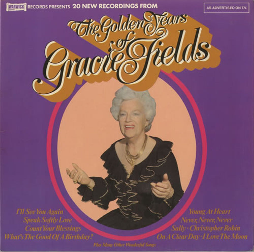 Gracie Fields The Golden Years Of Gracie Fields UK vinyl LP album (LP record) WW5007