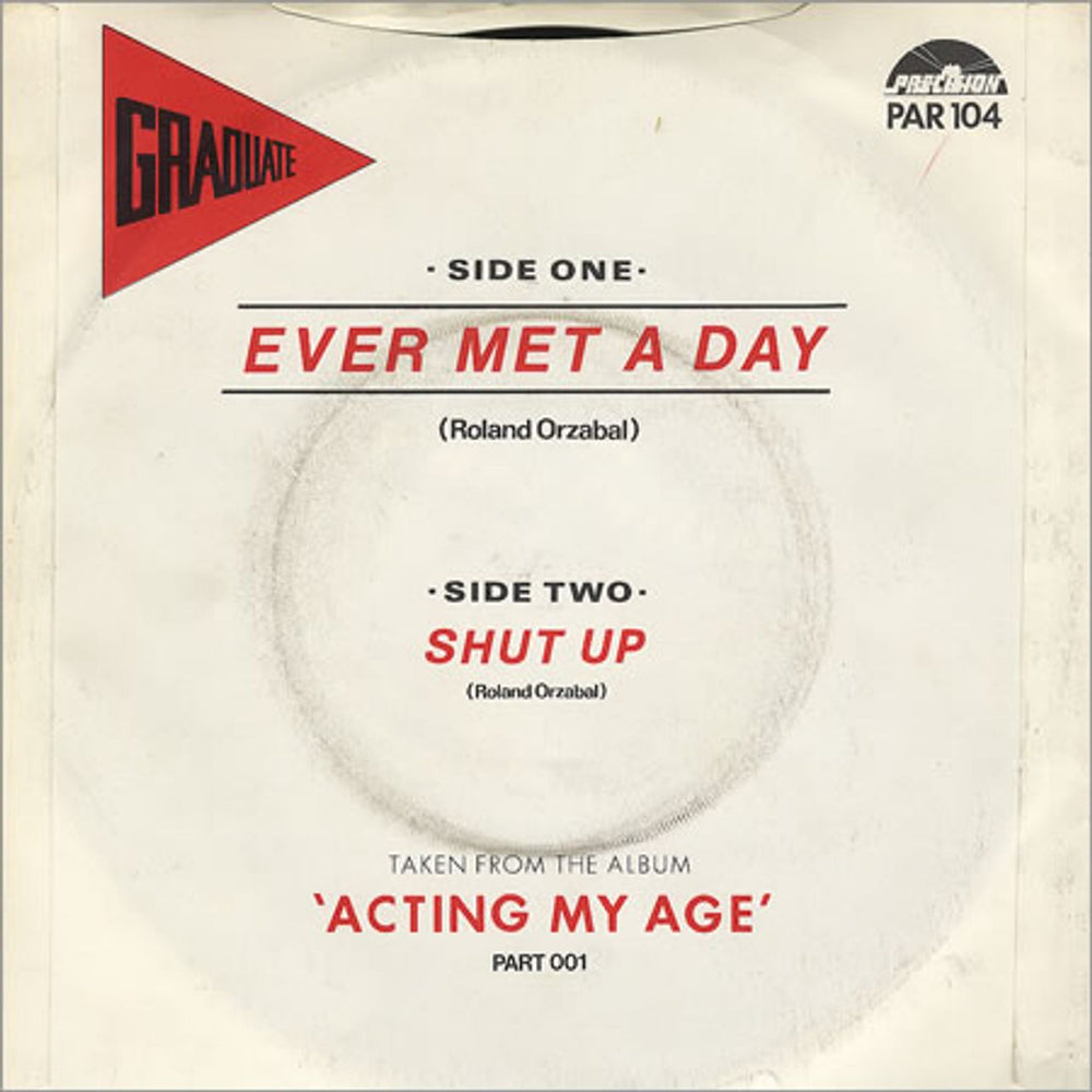 Graduate Ever Met A Day - Picture sleeve UK 7" vinyl single (7 inch record / 45) GDT07EV29562