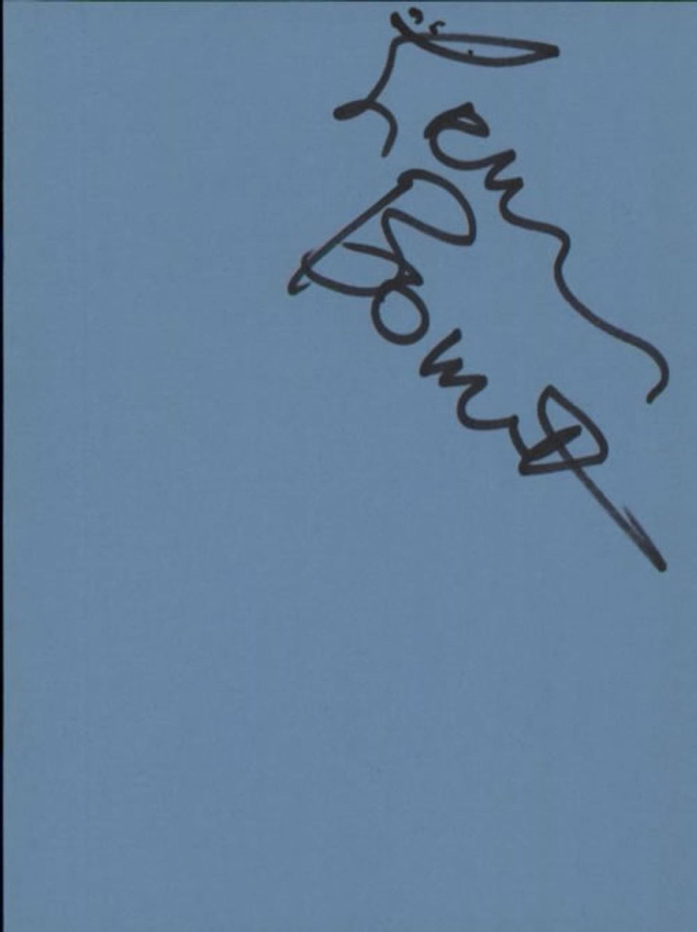 Graham Bonnet Page From An Autograph Book UK memorabilia AUTOGRAPH