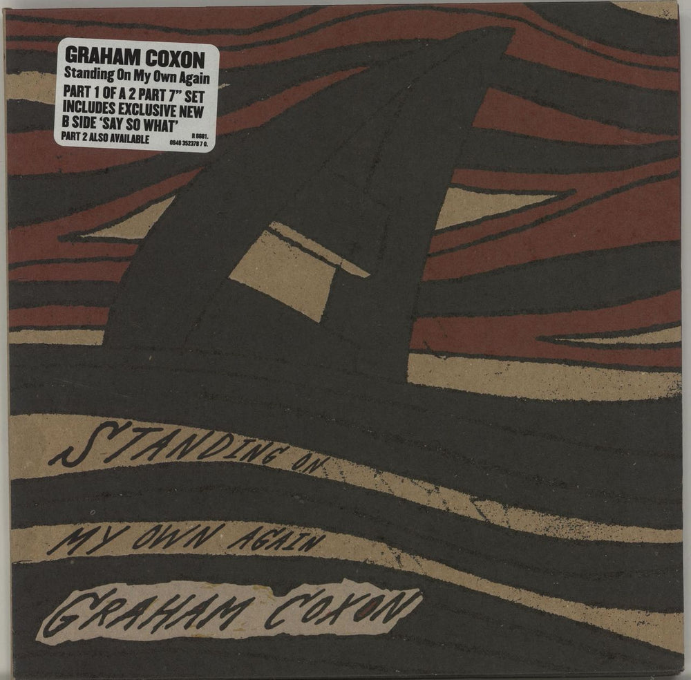 Graham Coxon Standing On My Own Again - Parts 1 & 2 UK 7" vinyl single (7 inch record / 45) R6681/X