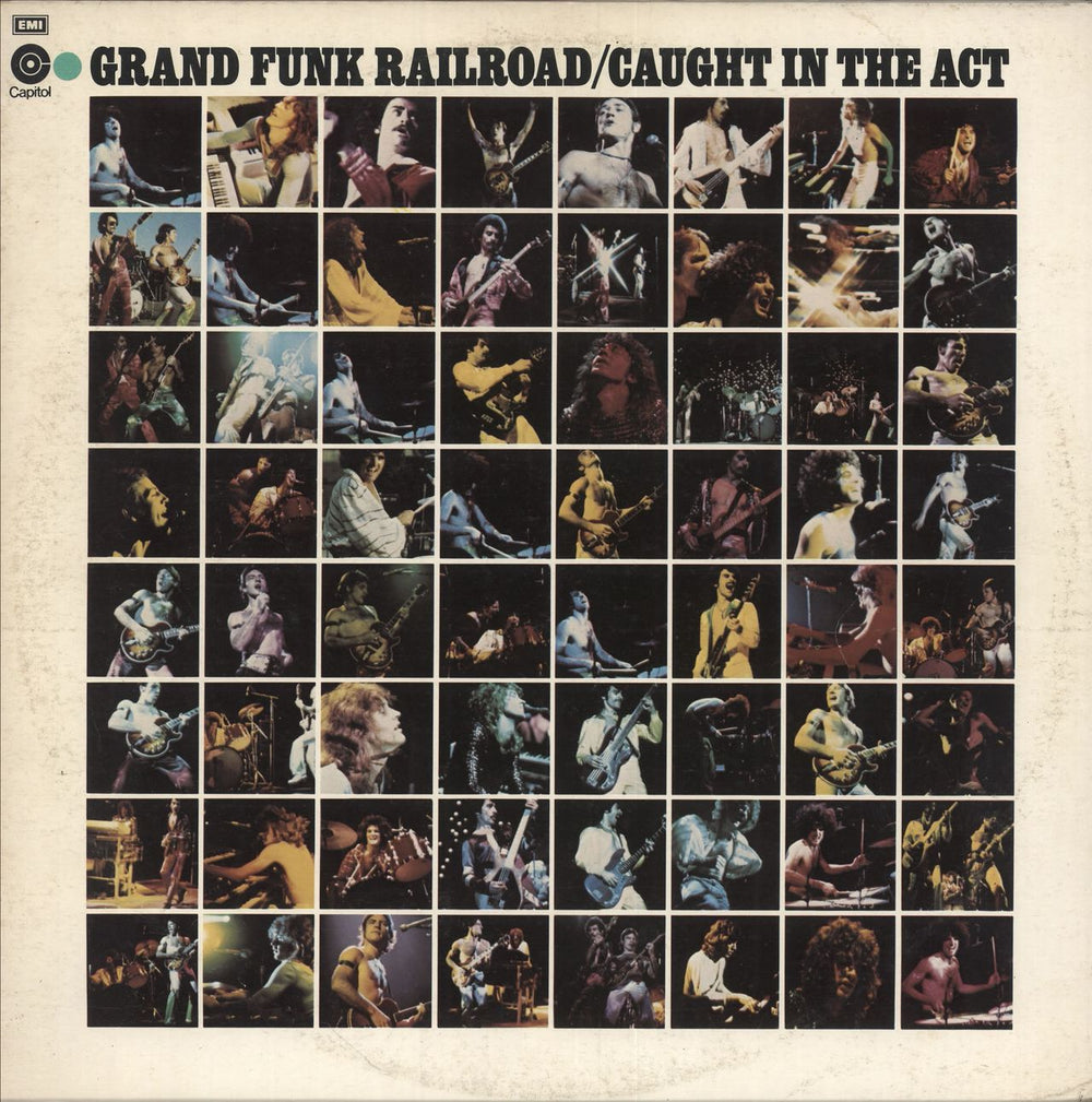 Grand Funk Railroad Caught In The Act UK 2-LP vinyl record set (Double LP Album) ESTSP15