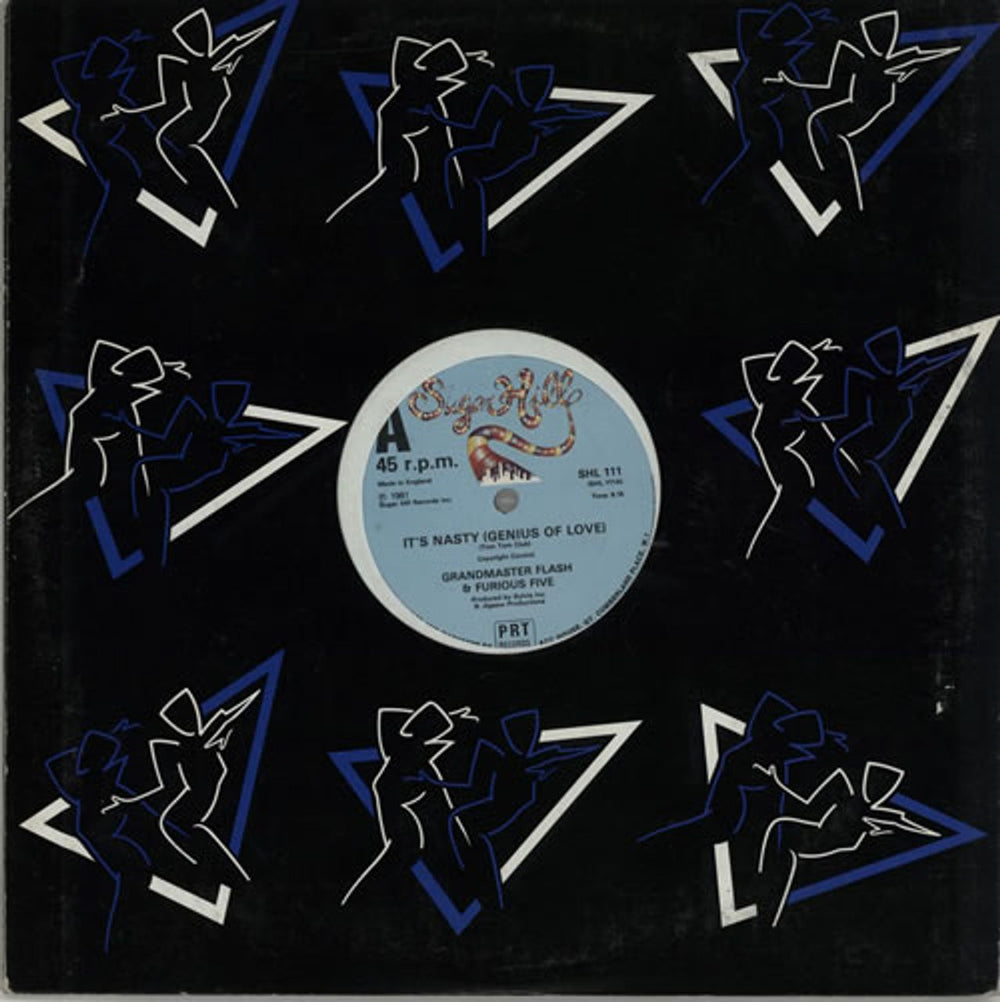 Grandmaster Flash It's Nasty (Genius Of Love) UK 12" vinyl single (12 inch record / Maxi-single) SHL111