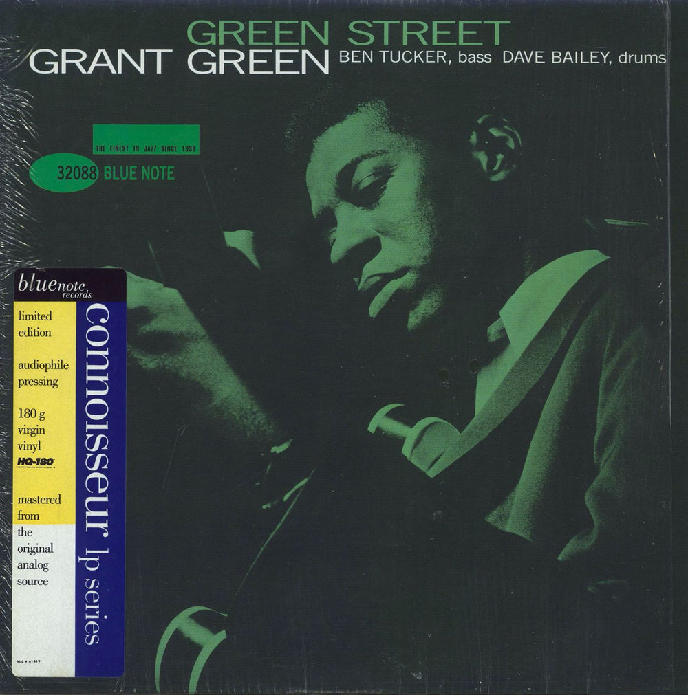 Grant Green Green Street - 180gm - stickered shrink US vinyl LP album (LP record) B1-32088