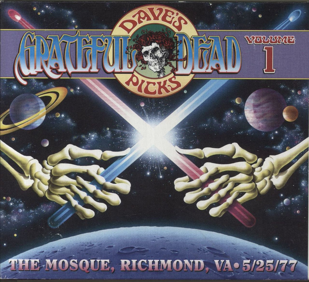 Grateful Dead Dave's Picks Volume 1: The Mosque, Richmond, VA 5/25/77 US 3-CD album set (Triple CD) R2529201