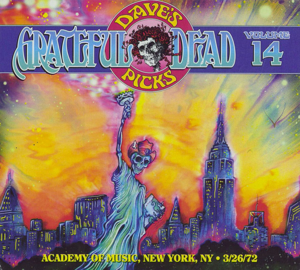 Grateful Dead Dave's Picks Volume 14: Academy Of Music, New York, NY 3/26/72 + Dave's Picks 2015 Bonus Disc US 3-CD album set (Triple CD) R2548604