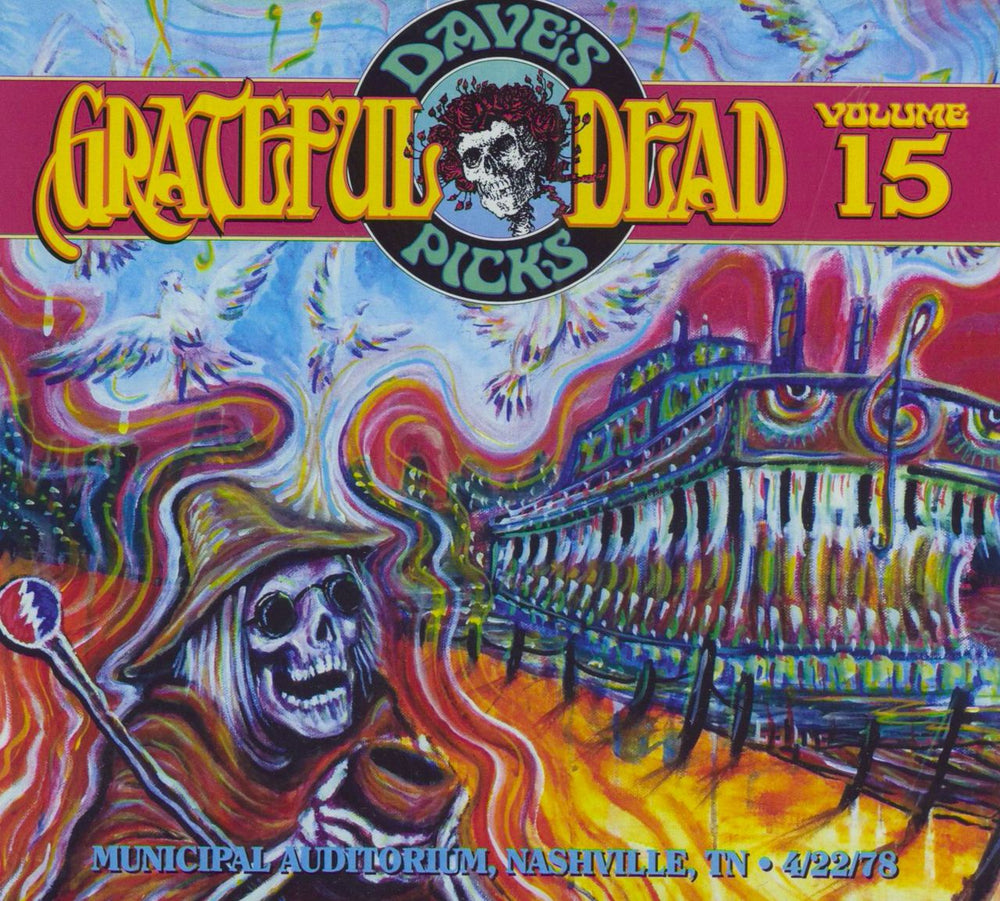 Grateful Dead Dave's Picks Volume 15: Municipal Auditorium, Nashville, TN 4/22/78 US 3-CD album set (Triple CD) R2550932