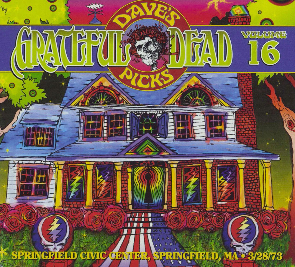 Grateful Dead Dave's Picks Volume 16: Springfield Civic Center, Springfield, MA 3/28/73 US 3-CD album set (Triple CD) R2552533