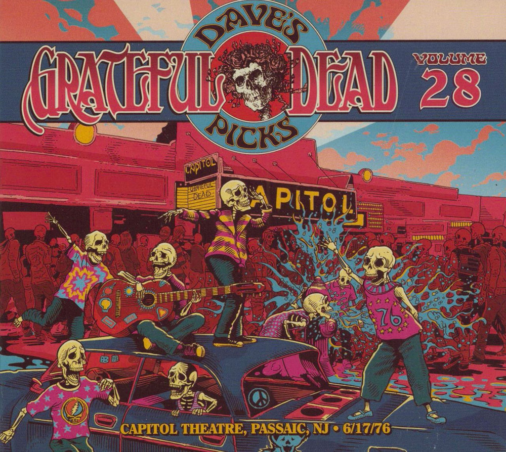 Grateful Dead Dave's Picks Volume 28: Capitol Theatre, Passaic, NJ 6/17/76 US 3-CD album set (Triple CD) R2565022