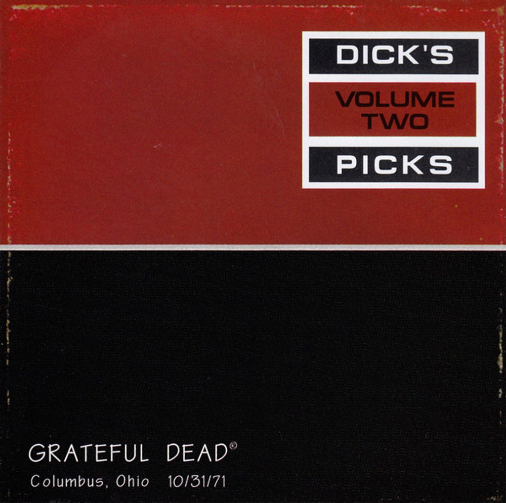 Grateful Dead Dick's Picks Volume Two: Columbus, Ohio 10/31/71 UK CD album (CDLP) GDCD4020