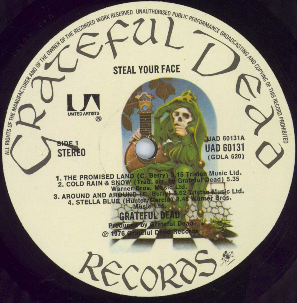 Grateful Dead Steal Your Face + Special Offer Sticker UK 2-LP vinyl record set (Double LP Album) GRD2LST816964