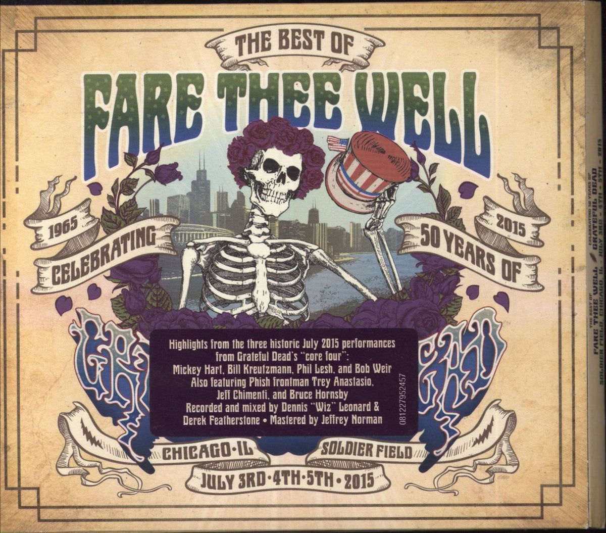 Grateful Dead The Best Of Fare Thee Well US 2-CD album set