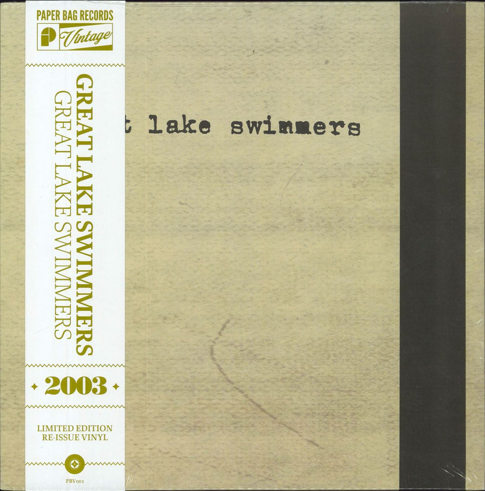 Great Lake Swimmers Great Lake Swimmers Canadian vinyl LP album (LP record) PBV001