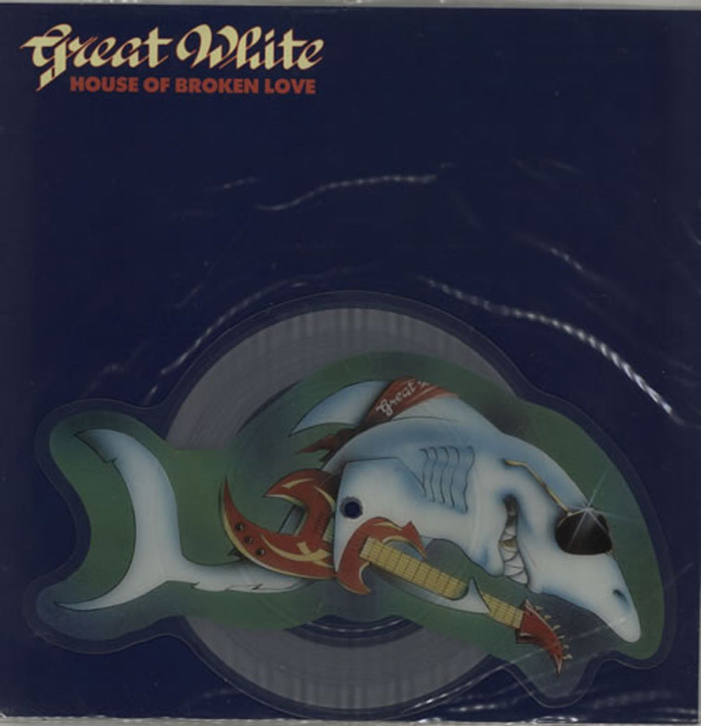 Great White House Of Broken Love UK shaped picture disc (picture disc vinyl record) CLPD562