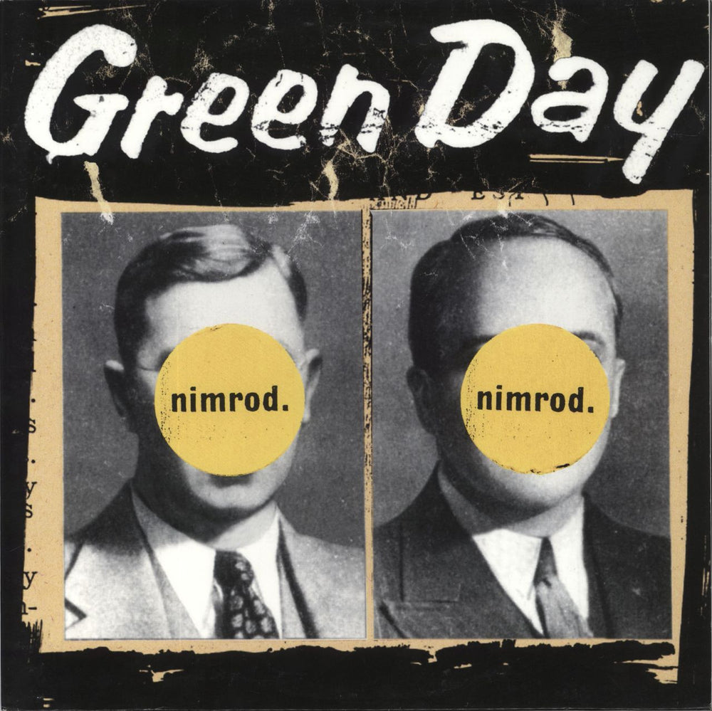 Green Day Nimrod: 20th Anniversary - Yellow Vinyl UK 2-LP vinyl record set (Double LP Album) 093624912231