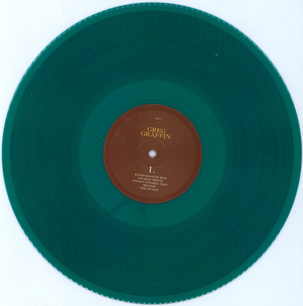 Greg Graffin Millport - 180gm Green Vinyl Dutch vinyl LP album (LP record) GGILPMI793439