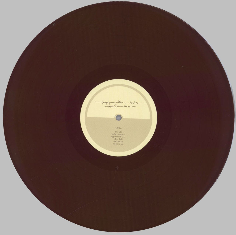 Gregory Alan Isakov Appaloosa Bones - Brown Vinyl US vinyl LP album (LP record) 3RTLPAP823720