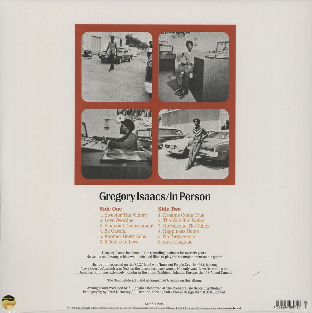 Gregory Isaacs In Person - Sealed UK 2-LP vinyl record set (Double LP Album) 5036436089123