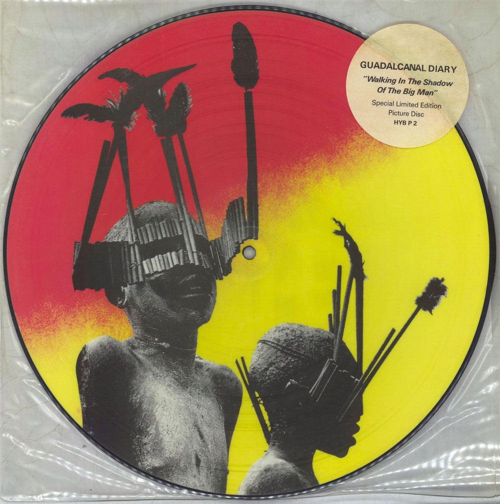 Guadalcanal Diary Walking In The Shadow Of The Big Man UK picture disc LP (vinyl picture disc album) HYBP2