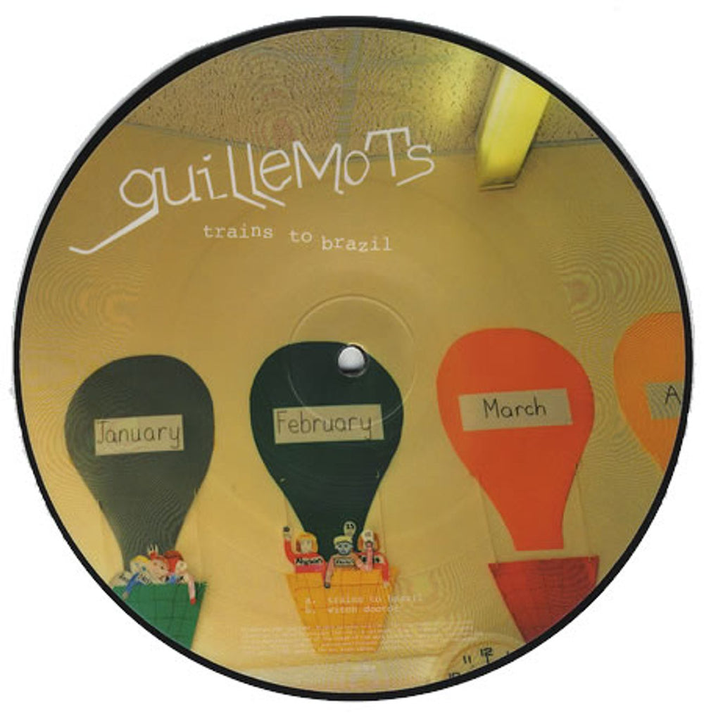 Guillemots Trains To Brazil UK 7" vinyl picture disc (7 inch picture disc single) 1705999