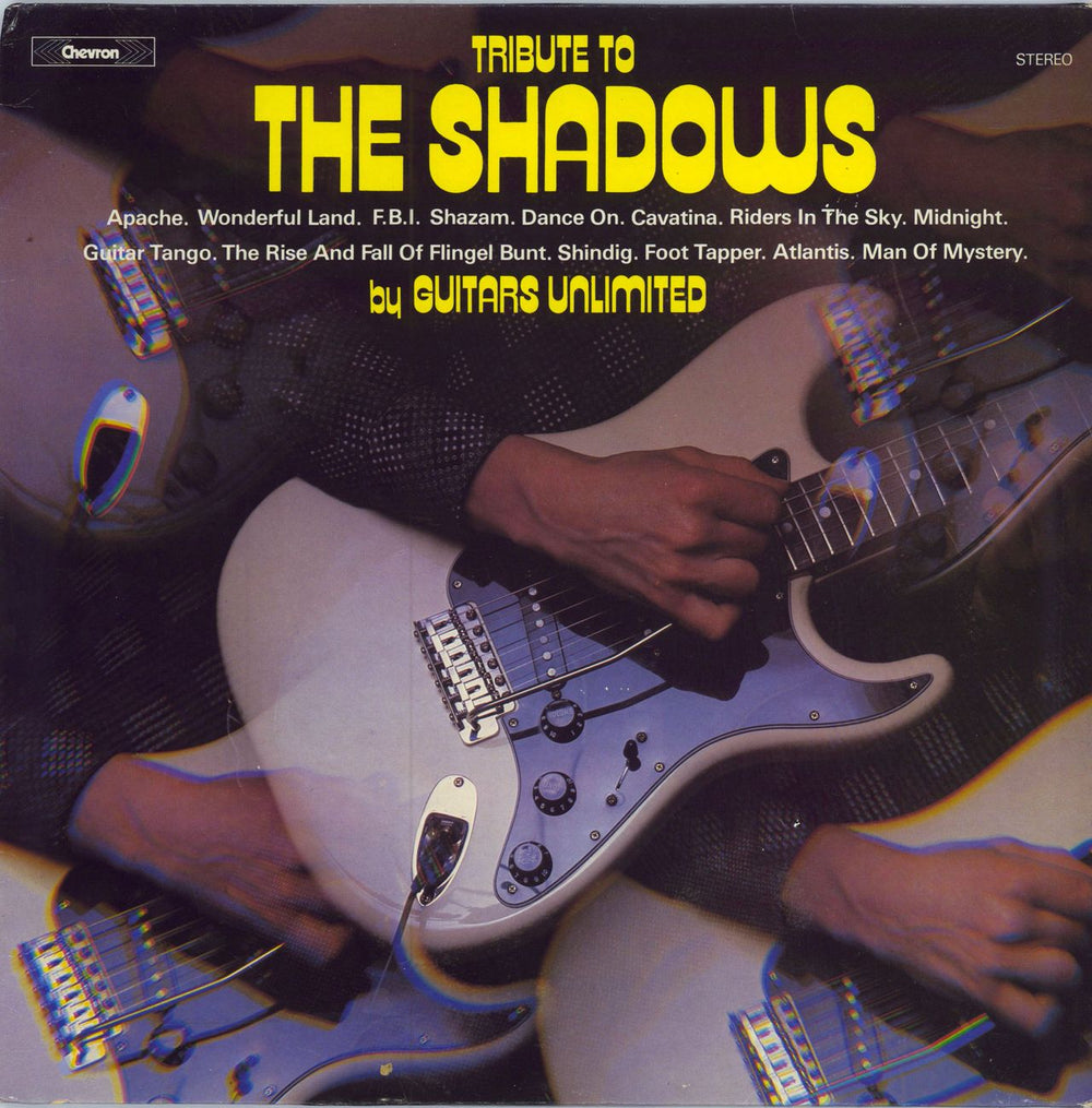 Guitars Unlimited Tribute To The Shadows UK vinyl LP album (LP record) CHVL184