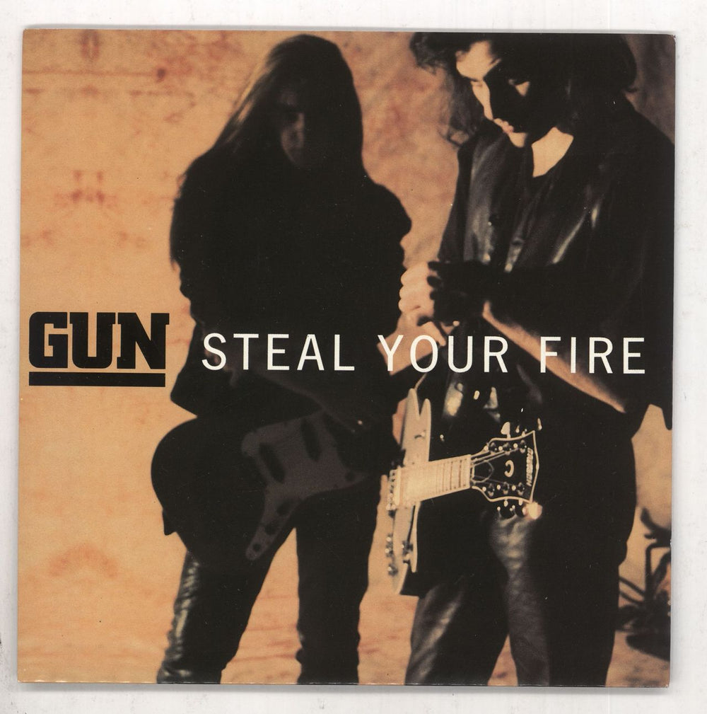 Gun (80s) Steal Your Fire UK 7" vinyl single (7 inch record / 45) AM851