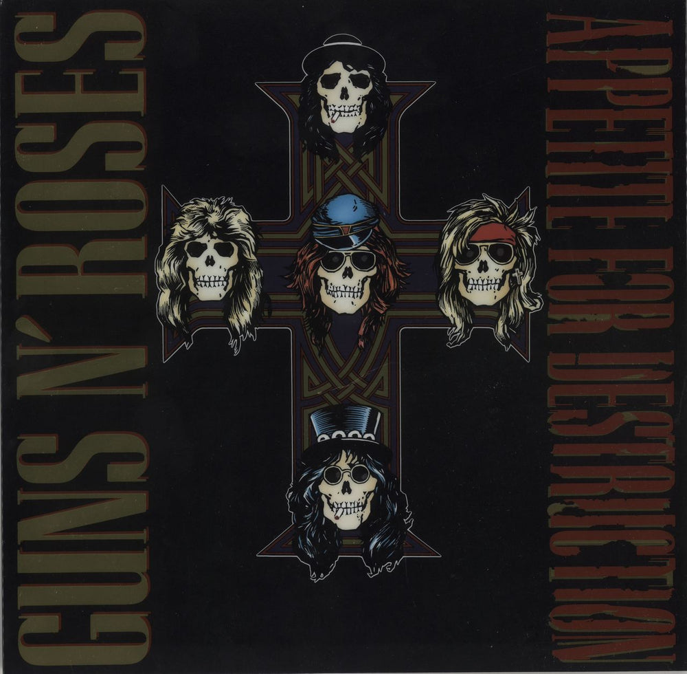 Guns N Roses Appetite For Destruction - 180gm + Hologroove Hologram US 2-LP vinyl record set (Double LP Album) B0028153-01