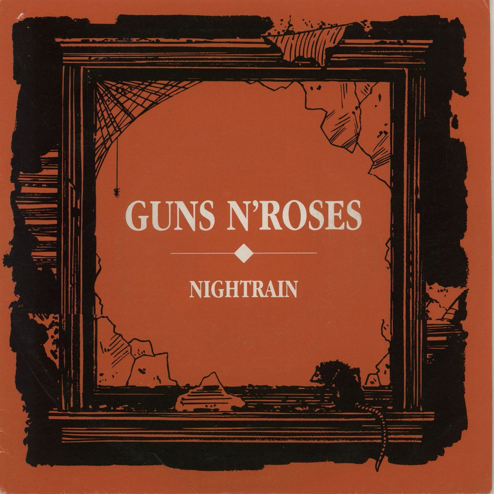 Guns N Roses Nightrain Spanish Promo 7" vinyl single (7 inch record / 45) 1.134