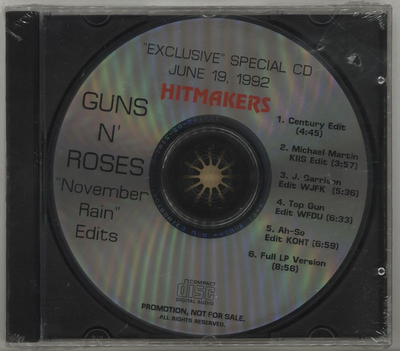 Guns n Roses - CD Single Promocional