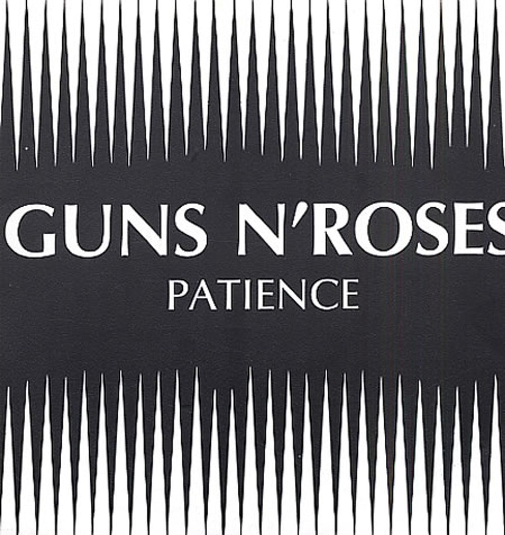 Guns N Roses Patience Spanish Promo 7" vinyl single (7 inch record / 45) 1.049