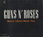 Guns N Roses Since I Don't Have You Japanese Promo CD single (CD5 / 5") MVCG-13015