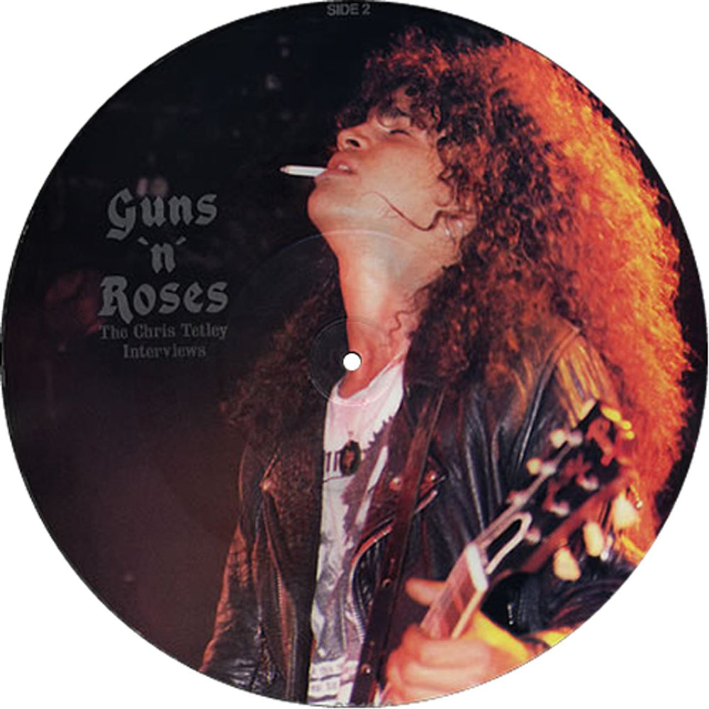 Guns N Roses The Chris Tetley Interviews UK picture disc LP (vinyl picture disc album) GNRPDTH330927