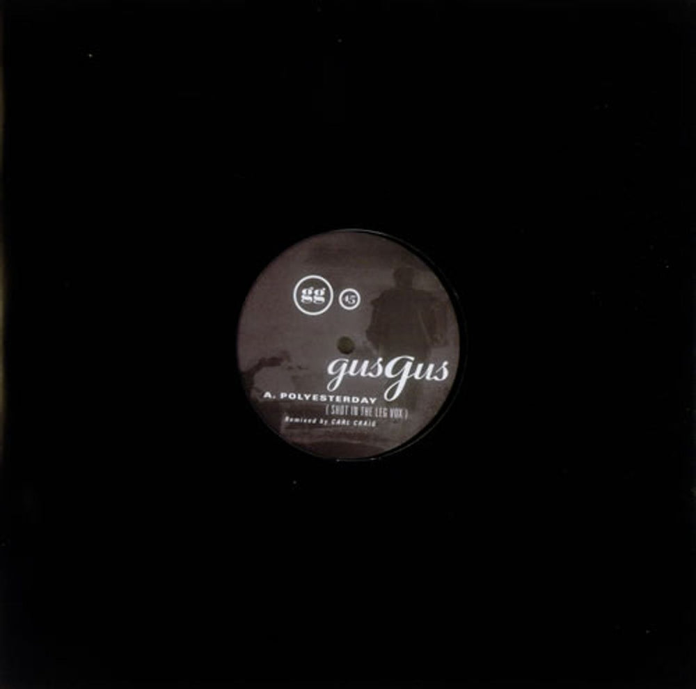 Gus Gus Polyesterday UK Promo 12" vinyl single (12 inch record / Maxi-single) GUS10