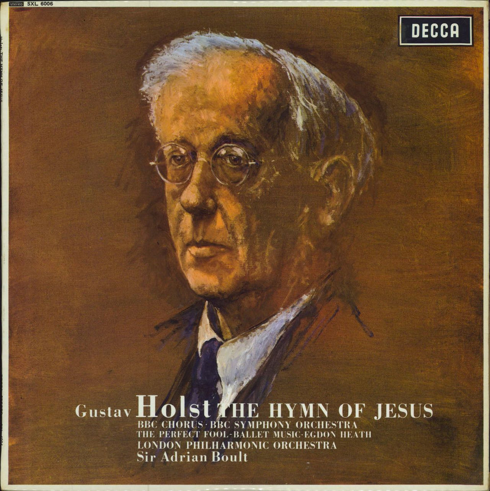 Gustav Holst The Hymn of Jesus / The Perfect Fool / Egdon Heath - 1st UK vinyl LP album (LP record) GSVLPTH528383