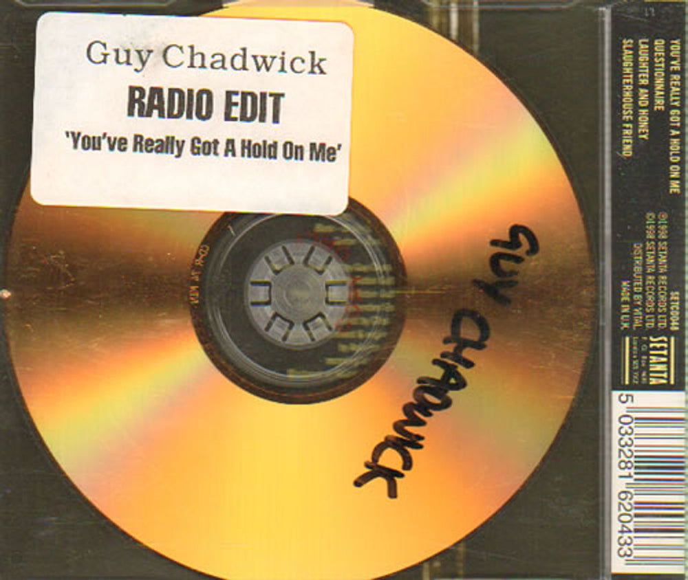 Guy Chadwick You've Really Got A Hold On Me UK Promo CD-R acetate GCHCRYO113048