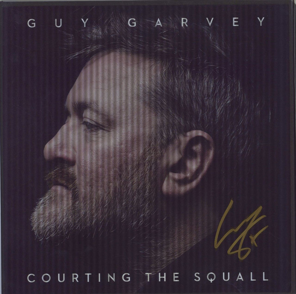 Guy Garvey Courting The Squall - Autographed UK vinyl LP album (LP record) 4760340