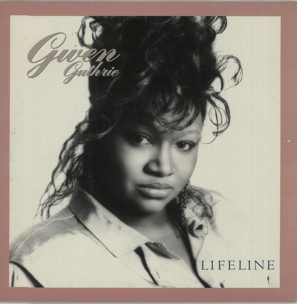 Gwen Guthrie Lifeline UK vinyl LP album (LP record) WX154