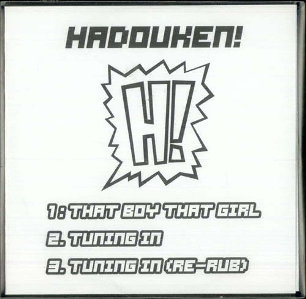 Hadouken! That Boy That Girl US Promo CD-R acetate CDR ACETATE