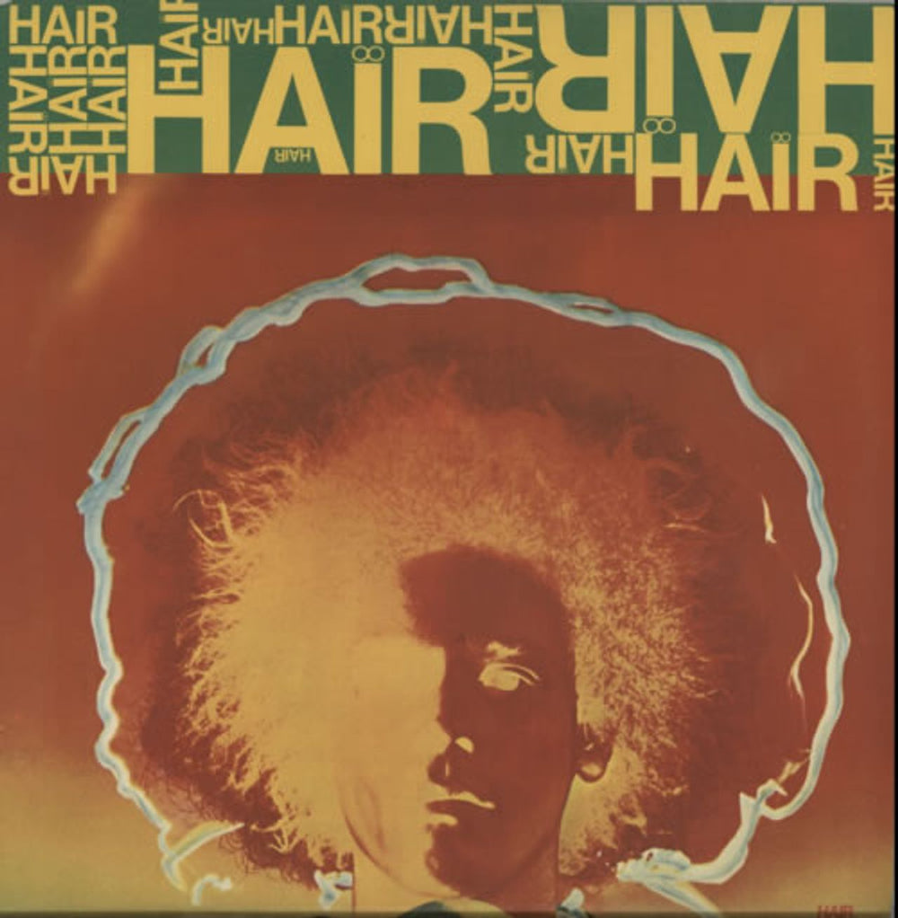 Hair (The Musical) Hair UK vinyl LP album (LP record) 583043