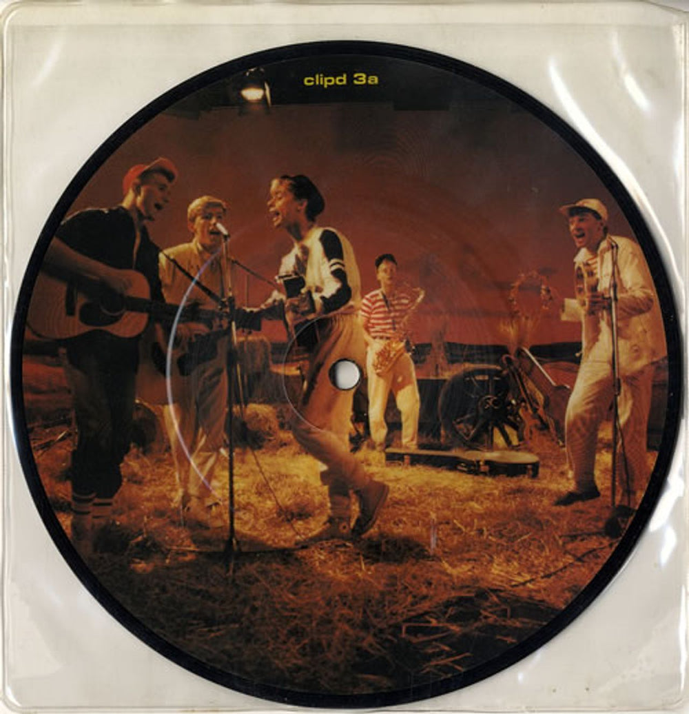 Haircut 100 Fantastic Day (Live) UK 7" vinyl picture disc (7 inch picture disc single) CLIPD3