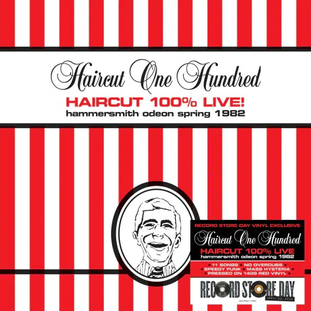 Haircut 100 Haircut 100% Live Hammersmith Odeon Spring 1982 - Red Vinyl - RSD 2023 - Sealed UK vinyl LP album (LP record) HAILPHA811070