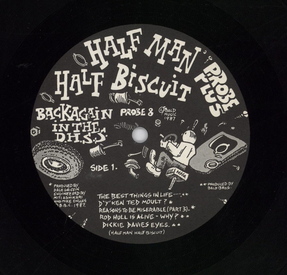 Half Man Half Biscuit Back Again In The D.H.S.S. UK vinyl LP album (LP record)