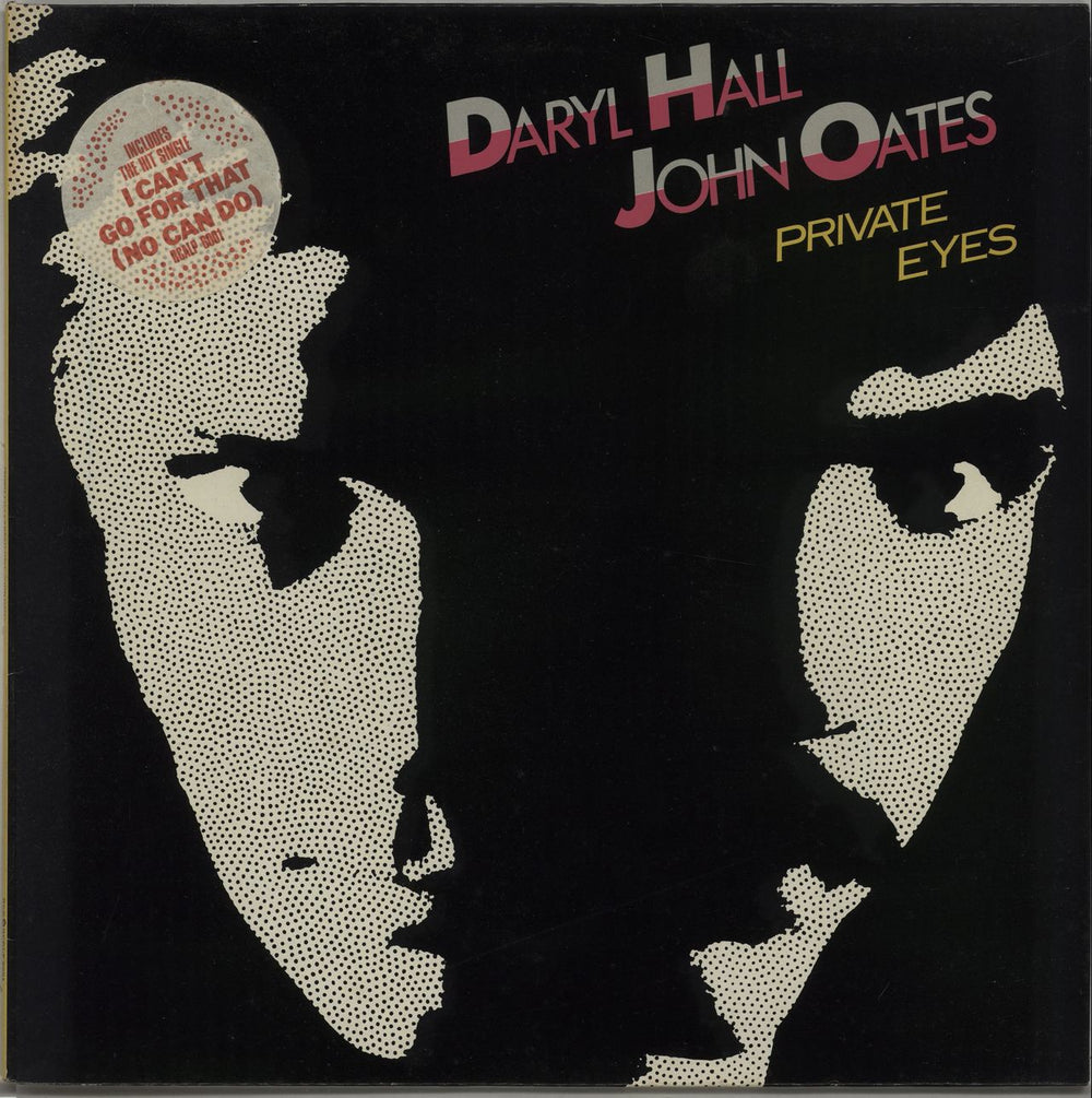 Hall & Oates Private Eyes - Hype Stickered sleeve UK vinyl LP album (LP record) RCALP6001