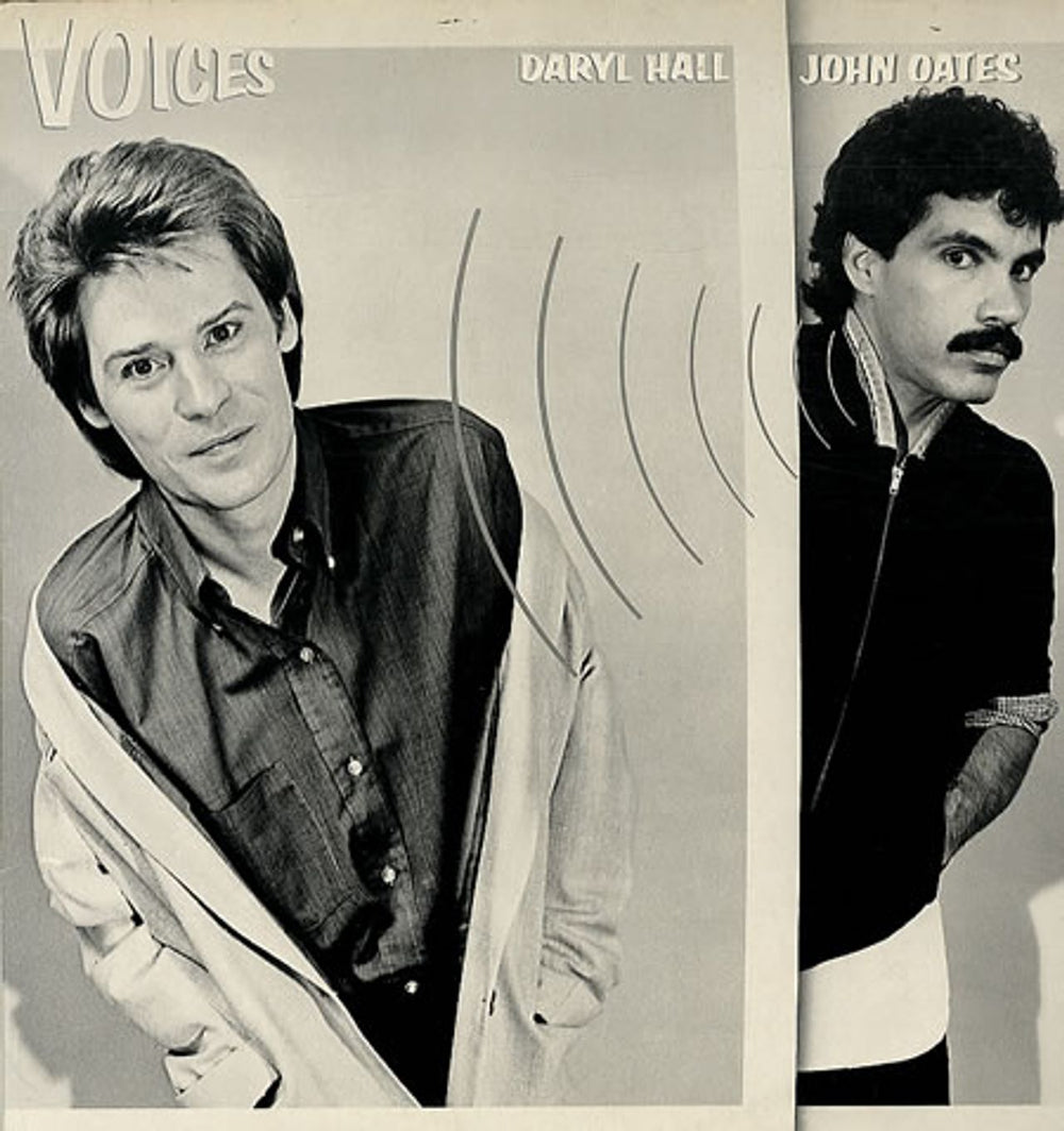 Hall & Oates Voices UK vinyl LP album (LP record) PL13646