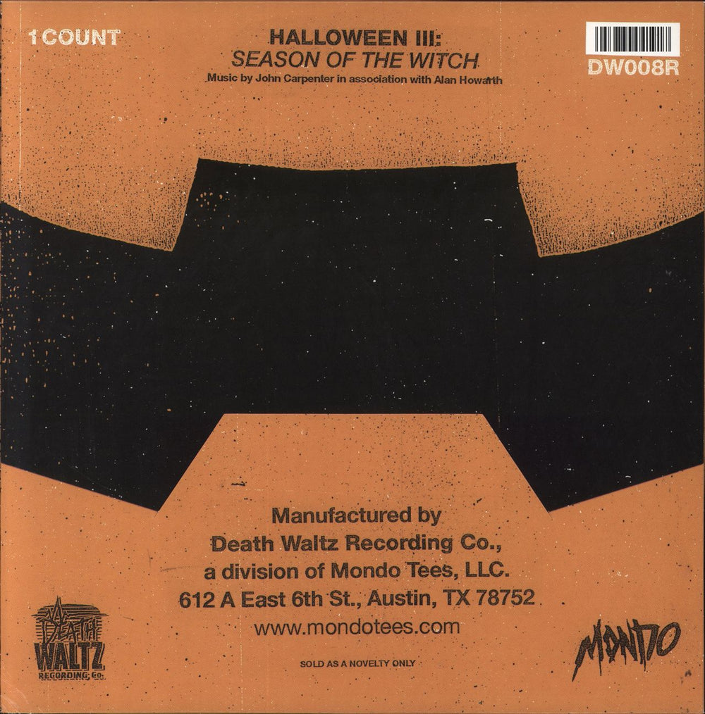 Halloween (+ Sequels) Halloween III: Season Of The Witch - 180gm Green & Black 'Witch Mask' Vinyl UK vinyl LP album (LP record)