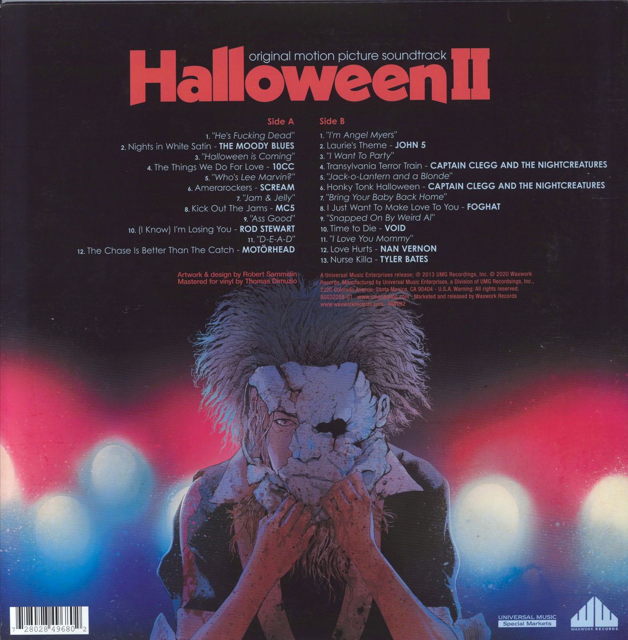 Halloween (+ Sequels) Rob Zombie's Halloween II - White Vinyl US Vinyl LP