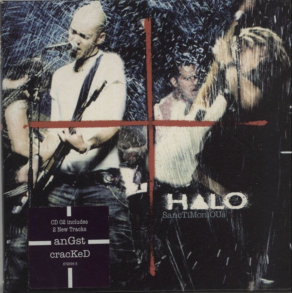 Halo SancTiMoniOUs UK 2-CD single set (Double CD single) H.A2SSA668633