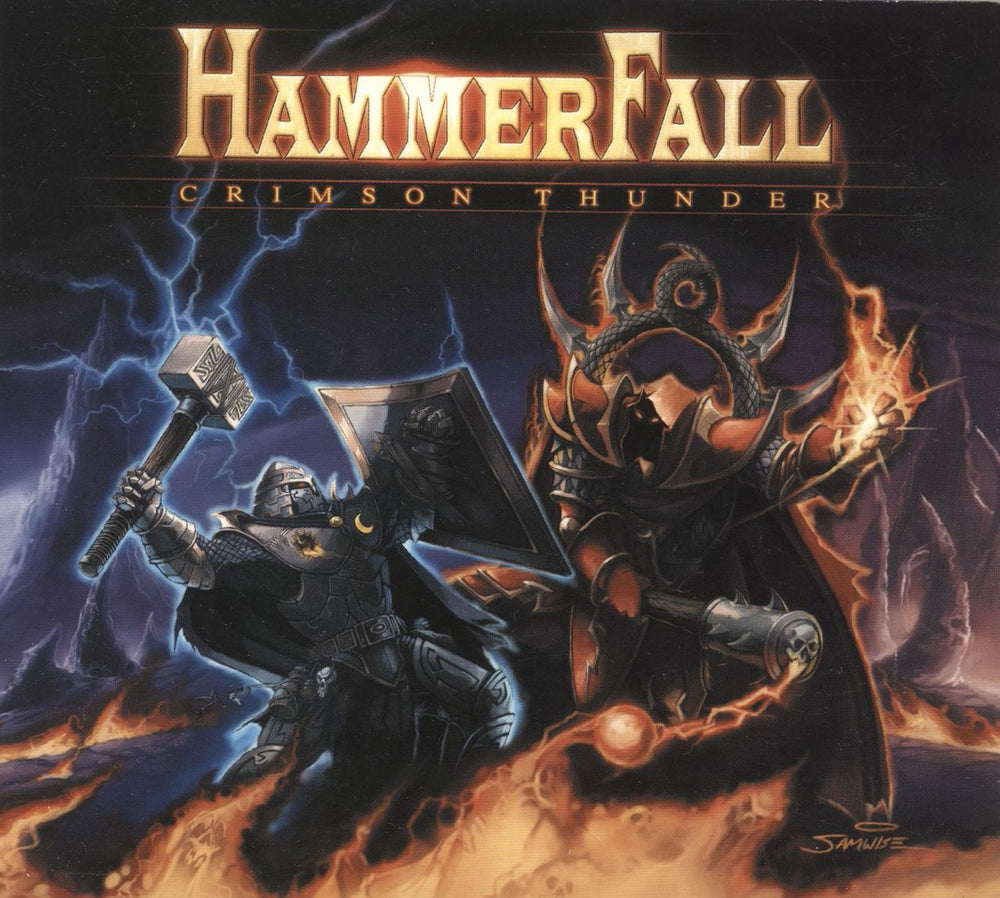 HammerFall Crimson Thunder German CD album (CDLP) NB1031-0