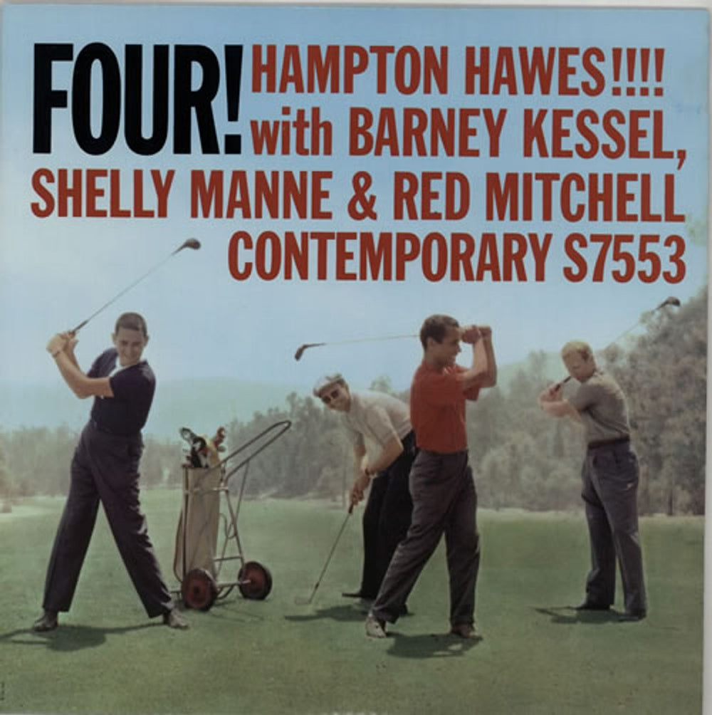 Hampton Hawes Four! US vinyl LP album (LP record) OJC-165