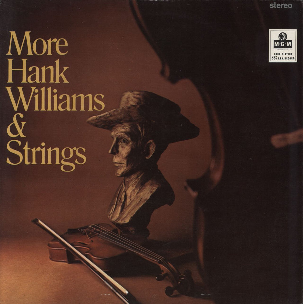 Hank Williams More Hank Williams & Strings UK vinyl LP album (LP record) MGM-CS-8038
