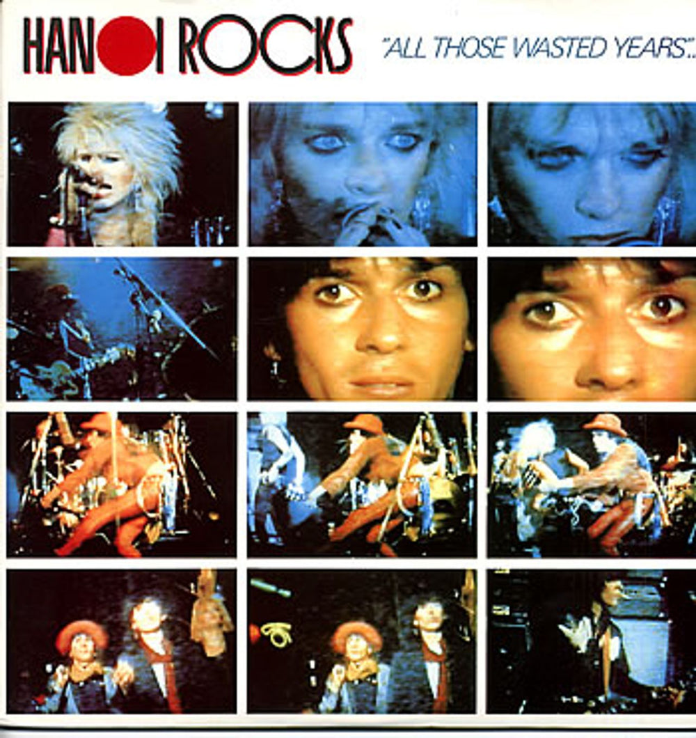 Hanoi Rocks All Those Wasted Years - 2nd Finnish 2-LP vinyl record set (Double LP Album) HANOIDLP1